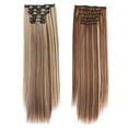 thumbnail image 2 of XZNGL Pinces à Cheveux Pinces pour Cheveux Pinces d'Extension de Cheveux Réelles en Remy Mode Cheveux Longue Pince dans Extensions de Cheveux Tête Complète Perruque Droite, 2 of 4