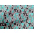 thumbnail image 5 of oneOone Cotton Poplin Fabric Triangle Geometric Print Fabric By The Yard 56 Inch Wide, 5 of 5