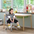 thumbnail image 3 of Costway Kids Desk Chair Study Computer Chair with Adjustable Height, Lumbar Support Purple, 3 of 9
