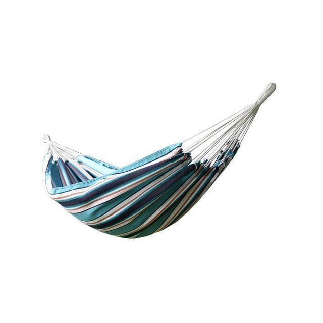 Hamac marron brésilien Sunbrella de Vivere Double Token Surfside