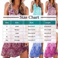 thumbnail image 3 of Ovzne Robes pour Femmes 2025 Robe Mode Femmes Décontractée Aguichant Col Rond Robes Imprimées Été Sans Manches Robe Chandail Grande Taille Robe Maxi Imprimée Liquidation, 3 of 4
