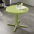 thumbnail image 4 of Pemberly Row Contemporary Metal Patio End Table in Key Lime Gloss, 4 of 6