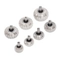 thumbnail image 4 of Fdit Accessoires de Montre Remplacement de Couronne de Montre, Alliage de Remplacement de Couronne de Montre 7pcs Différentes Tailles Outils de Réparation de Montre Portables Robustes, 4 of 8