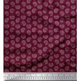 thumbnail image 1 of Soimoi Moss Georgette Fabric Artistic Paisley Decor Fabric Printed Yard 42 Inch Wide, 1 of 3