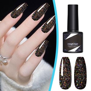 Tarmeek Glitter Nail Polonais haut de gamme Nail polonais tous les jours 1.1 de pouce 1.2 de pouce 1Pcs Multifonctionnel Ultra ight Nail de glissade non toxique Polish High Great pour le printemps et le cadeau quotidien pour les femmes