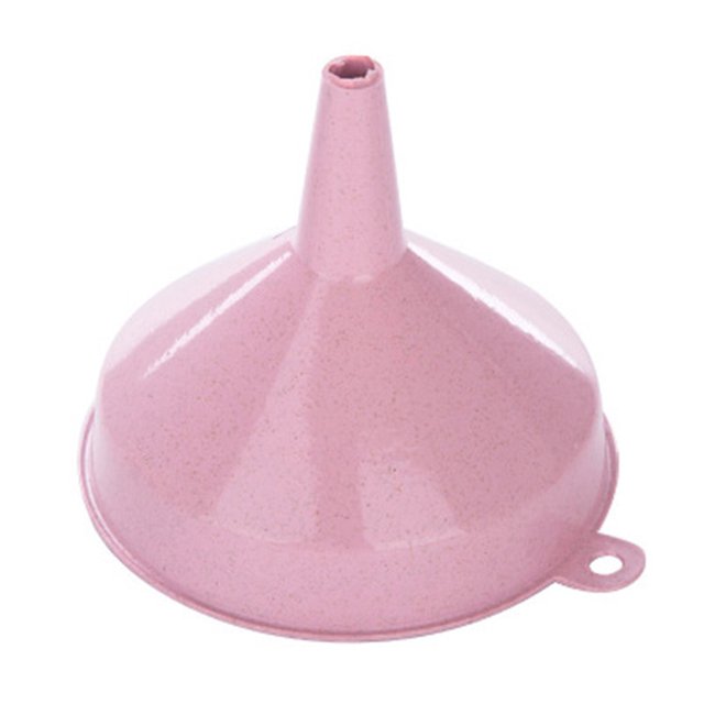 maskred Kitchen Mouth Canning Food Funnel Cup Filter Tools Straw pink S 1Set