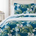 thumbnail image 3 of Tommy Bahama Southern Breeze Ensemble de Courtepointe, Très Grand Lit, Bleu Foncé, 3 of 7