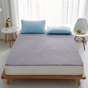 Apmemiss Clearance Solid-Color Mattress Protector Polyester Non-slideHome Protection Pad Washable Mattress Cover Suitable for Student Dormitories