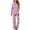 Multicolor9, variant on Diufon Pajamas Sets for Women Christmas Printed Button Down Long Sleeve Shirts and Pants Matching Set Loungwear