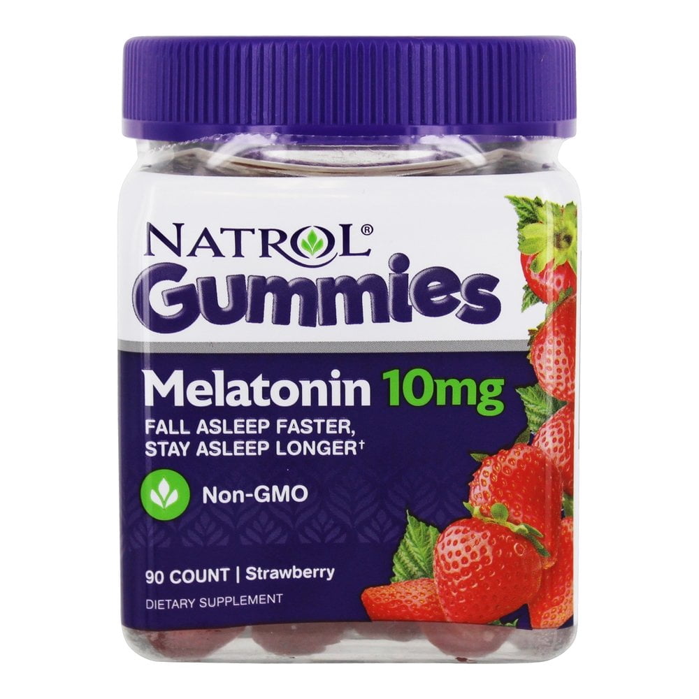 Natrol - Melatonin Sleep Support Strawberry 10 mg. - 90 Gummies