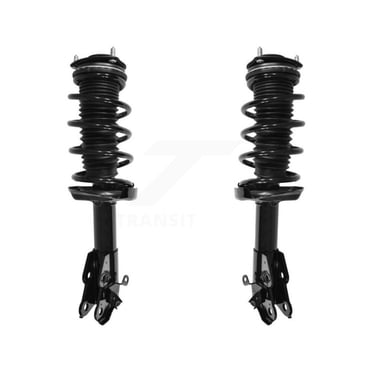 Transit Auto Front Complete Suspension Shocks Strut and Coil Spring Mount Assemblies Kit for Car Honda Civic Acura CSX - Left Right Side (Driver Passenger) K78A-100386