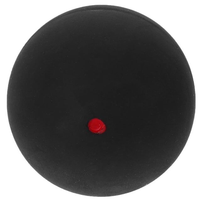 OULII Single Dot Black Rubber Squash Ball Racket Ball for Training and Skill Improvement
