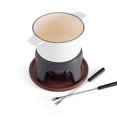 thumbnail image 3 of Swissmar Matte White Sierra Fondue Set, 3 of 23