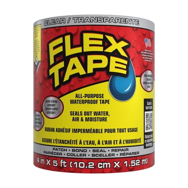 Flex Tape Clear 4"x 5'