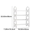 thumbnail image 3 of EGNMCR Shoe Rack,Shoe Rack for Closet, Shoe Rack Organizer Shoe Rack Shoe Rack Storage Organizer With 4 Tiers Metal Shelves For Bedroom Closet Entry Dorm Room Shoe Rack, 3 of 6