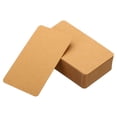 thumbnail image 1 of Unique Bargains 3.5' x 2' Blank Paper Business Cards, 90 Pack Small Index Flash Cards Words Message Note Card, Brown, 1 of 7