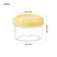 thumbnail image 2 of Stock Your Home 2oz Plastic Containers with Twist Top Lids (4 Pack), Freezer Containers with Lids for Leftover Food, Airtight Reusable Soup Containers, Freezer and Dishwasher Safe, 2 of 8