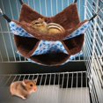 thumbnail image 2 of Hamster Hanging Bed,Three Layer Small Pet Pet Hanging Bed Hamster Sleeping Bag Effortless Installation, 2 of 11