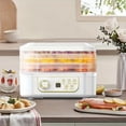 thumbnail image 3 of Home Food Dryer Candy Snack Dryer Food Dehydrator With Digital Adjustable Timer And Temperature Control For Beef Fruit Meat Vegetables, 3 of 7