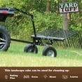 thumbnail image 4 of Yard Tuff 60" ATV Tow Behind Steel Lawn Landscape Rake w/ Wheels & Handle, 4 of 7