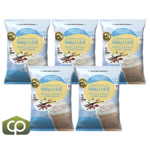 Big Train Reduced Sugar Mélange de café glacé à la vanille – Base de café Arabica Gourmet & Velvet Madagascar Vanilla Flavor, 3.5 lb. Sac en vrac – Professionnel 5/Case Emballage principal (17.5 Total des livres)