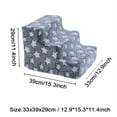thumbnail image 1 of 3/4 Pets Steps Foam Dogs Secure Stairs Ramps Non-Slip Pets Star Steps for Protect Older Dogs Pets with Joint Pain Sofa Bed Ladde,3S blue, 1 of 4
