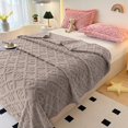thumbnail image 4 of Cooling Blankets Plaid Blanket Soft And Warm Blanket Washable Lightweight Plush Blanket Customizable 47x79IN Cold Blanket Lap Blankets And Throws Clearance Cooling Blanket for Housewarming, 4 of 6