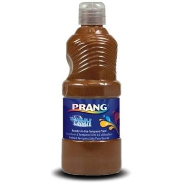 Prang Ready-to-Use Washable Tempera Paint, 32 oz Bottle, Brown (10908)