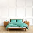 thumbnail image 1 of Ensemble de Housse de Couette Turquoise - 3 Pcs - Format Lit Simple, 1 of 5