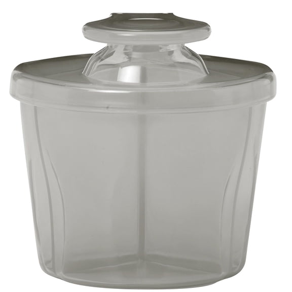 Dr. Brown's Distributeur de Préparation pour Nourrissons avec Couvercle à Pression pour l'Alimentation en Déplacement, Distributeur de Lait en Poudre pour Voyager avec Bébé, Gris