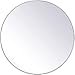 thumbnail image 3 of Elegant Decor MR4839S Miroir Rond Cadre en Métal 39 Po, Argent, 3 of 4