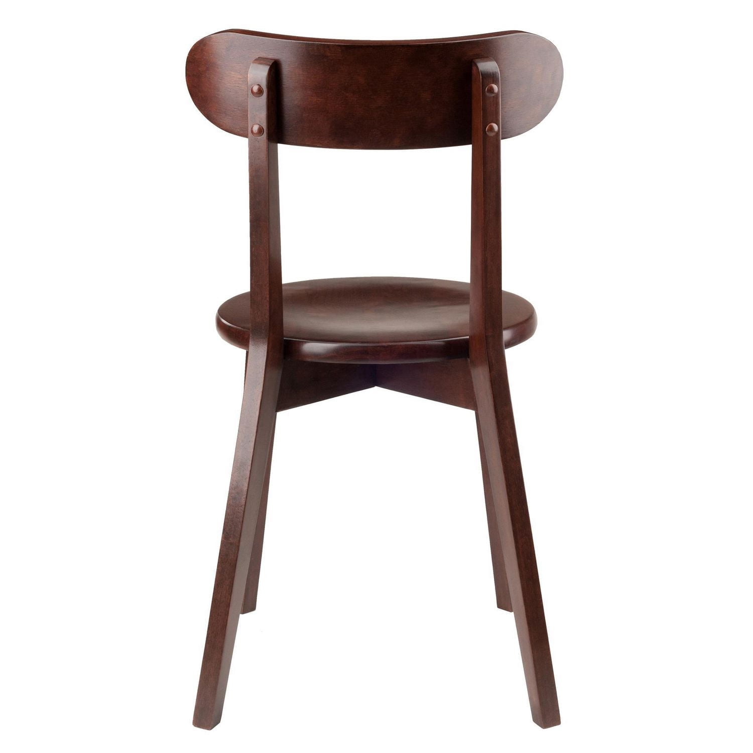 Ensemble de 2 chaises Pauline Winsome finition Noyer