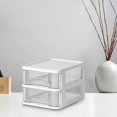 thumbnail image 3 of Plastic Desktop Storage Drawer Organizer with Transparent Multi-Layer Design for Stationery and Cosmetics 2 to 5 Drawer Options, 3 of 3