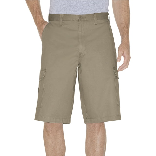 Dickies Shorts Cargo Homme 13 Coupe Ample, 34, Kaki Rincé