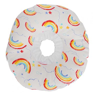Pet Cat Pillow Round Type Cotton Filled Soft Collar Anti scratch Anti Licking Cat Recovery Collar Cat Cones After Surgery for Kittens[M ]