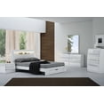 thumbnail image 2 of K-Living Phoebe 4-Drawer Solid Wood Chest in White Lacquer Finish, 2 of 3
