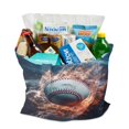 thumbnail image 4 of Sac Fourre-Tout en Toile pour Sports – Sac Fourre-Tout Réutilisable à Imprimé Baseball Soccer Soccer Basketball, Enfants Garçons Ados Athlète Équipe Compétition Entraînement Softball Volleyball Tennis Golf, 4 of 6