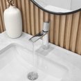 thumbnail image 2 of Robinet de Salle de Bain Élégant Riela 7 1⁄2 Pouces Ht à une Poignée Chrome Poli B-104C, 2 of 12
