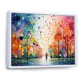 thumbnail image 2 of Designart Large Bicycle framed wall Art, Bicycle Geometric Pedals Painting I , bicycle framed wall art decor, Multi-Color Modern White Framed Wall Art, 32x16 inches White Color Frame, 2 of 5
