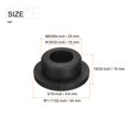 thumbnail image 2 of Unique Bargains Support à Œillet en Caoutchouc Diamètre 63/64 Pieds (25mm) Rond Type T pour Protection de Fil Lot de 4, 2 of 5