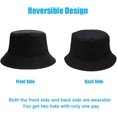 thumbnail image 3 of ORUYROP Bucket Hat for Women Men, Reversible Cotton Summer Sun Beach Fishing Cap Solid Color Style, 3 of 7