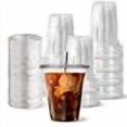 thumbnail image 3 of [200 SET]HAKOWARE by Harvest Pack 12 oz Ultra Clear Plastic Cold Cups with Flat Lids, Disposable Wedding Party Drinking Cups Tumblers, Iced Coffee Beer Juice Cold Beverage, 3 of 4