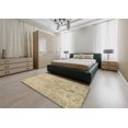 thumbnail image 4 of Ahgly Company Indoor Rectangle Abstract Ginger Brown Green Oriental Area Rugs, 6' x 9', 4 of 6