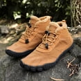 thumbnail image 4 of LSLJS Bottes de Randonnée Surdimensionnées pour Hommes à Tige Haute en Coton, Chaussures de Randonnée et de Tourisme, Bottes de Neige Chaudes en Peluche, Bottes de Neige pour Hommes, 4 of 9