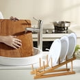 thumbnail image 4 of Rbaofujie Ladder Wooden Utensil Rack - Plates Cutting Board Drying Rack - Kitchen Countertop Display Rack - Cabinet Storage Rack - Can Hold Cups - Books - Plates Etc. Clearance Sale, 4 of 7