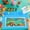 blue, variant on Children's Art Drawing Board Oil Painting Silicone Painting Pad Children's DIY Graffiti Clays Painting Silicone Pad Erasable And Washable 20x16in
