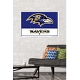 thumbnail image 3 of NFL Baltimore Ravens - Logo 21 Wall Poster, 22.375" x 34" Framed, 3 of 4