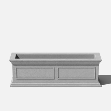 Veradek Brixton Window Box 36" Planter Gray Grey
