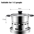 thumbnail image 3 of Cooker For Indoors, Stainless Steel Cooker, Portable Cooker, Easy To Carry, No Power Requirement, Suitable For Indoor And Camping, 3 of 9