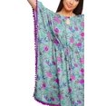 thumbnail image 4 of Moomaya Robe Courte de Caftan de Plage, Robe de Couverture Imprimée, Kaftan pour Femmes, Tenue de Plage, Couverture, 4 of 4